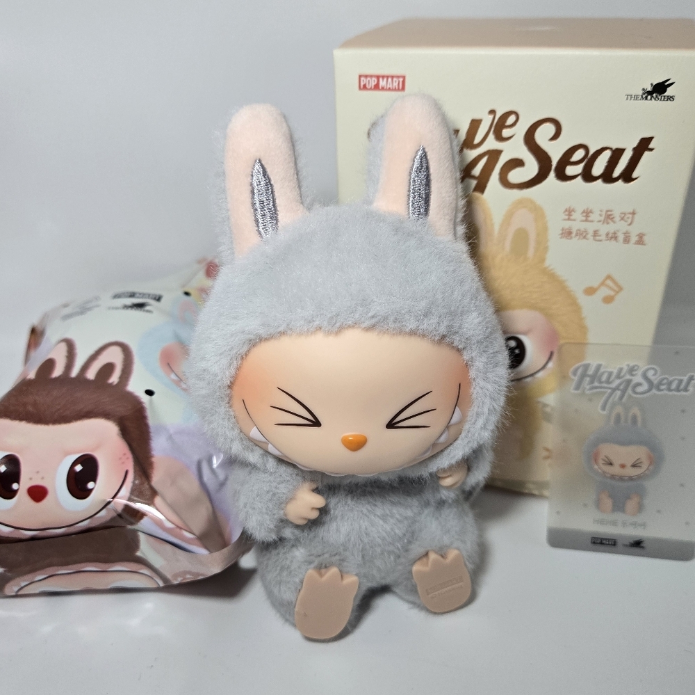 100% Authentic Pop Mart Labubu – “Have a Seat” Series - HeHe In Bag